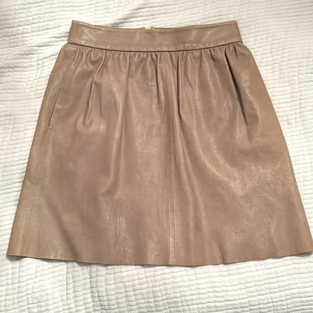 Alice and Olivia leather skirt